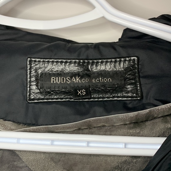 Rudsak 3/4 length down coat ( black color) - Picture 3 of 6